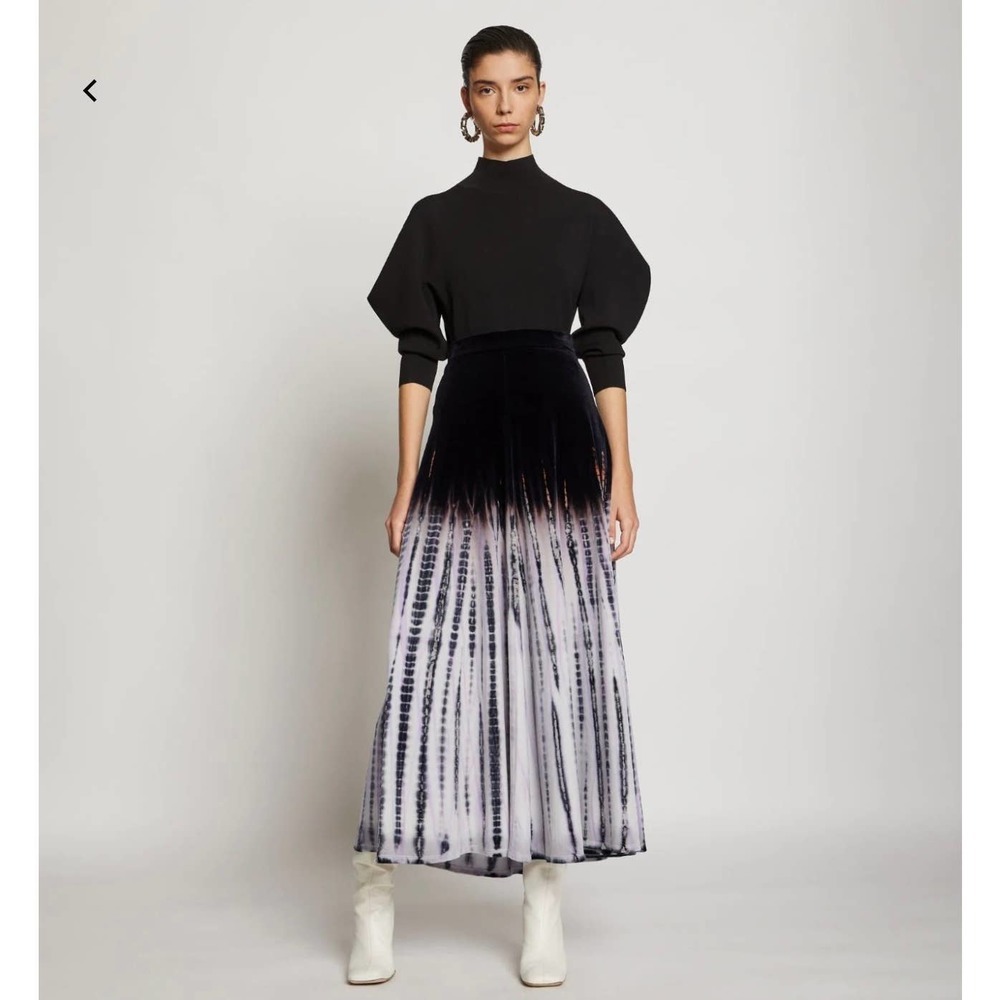 Proenza Schouler Velvet Tie Dye skirt NWT size xsmall